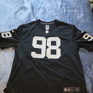 Nike Black NFL Jersey with Number 98